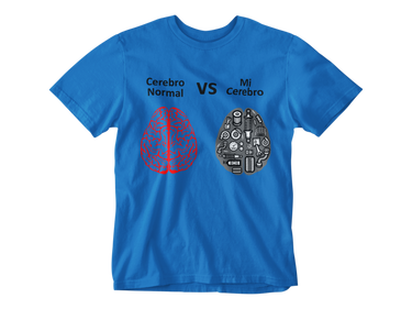 Camiseta Cerebro Normal VS Mi Cerebro